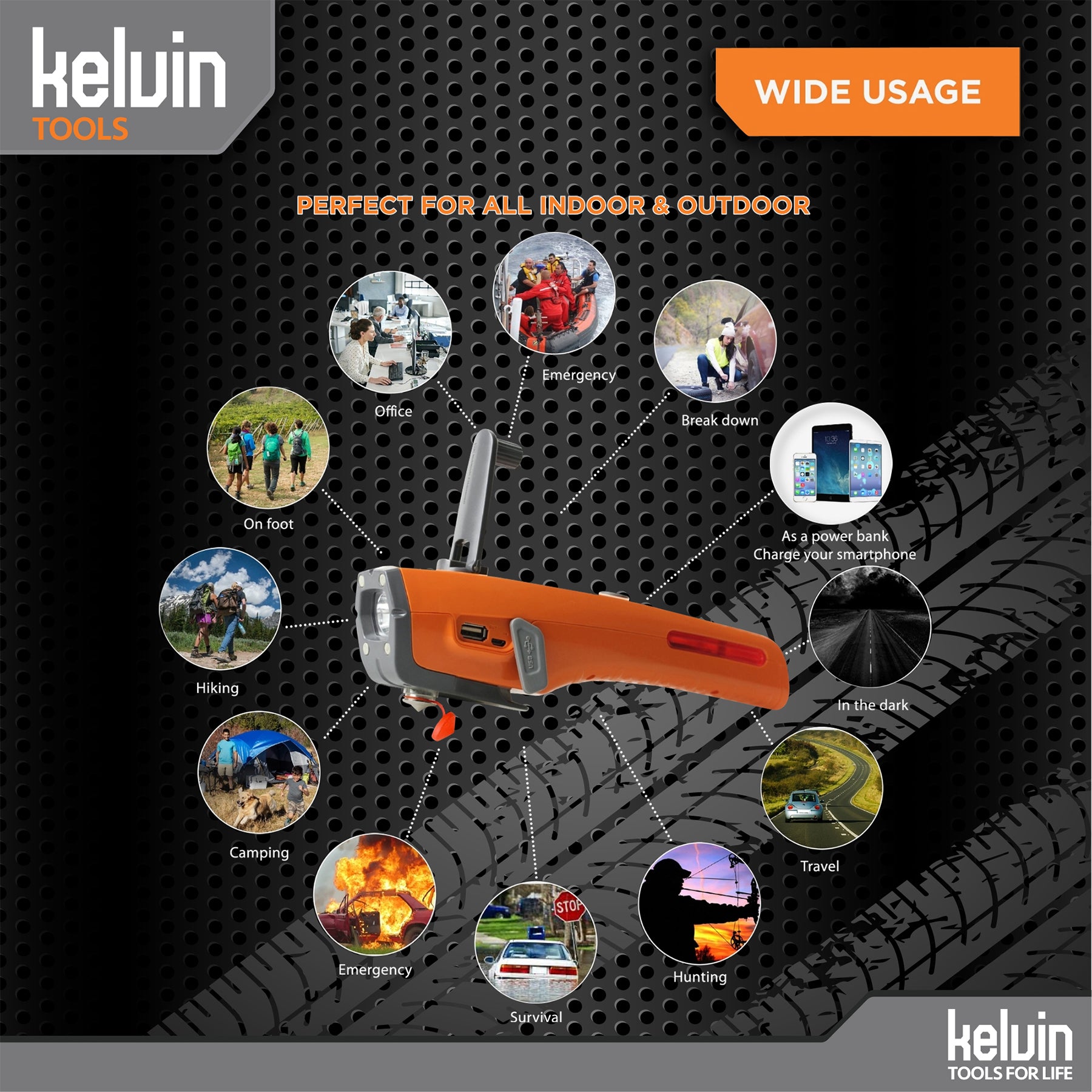 Kelvin 8 - Outil multifonction d'urgence