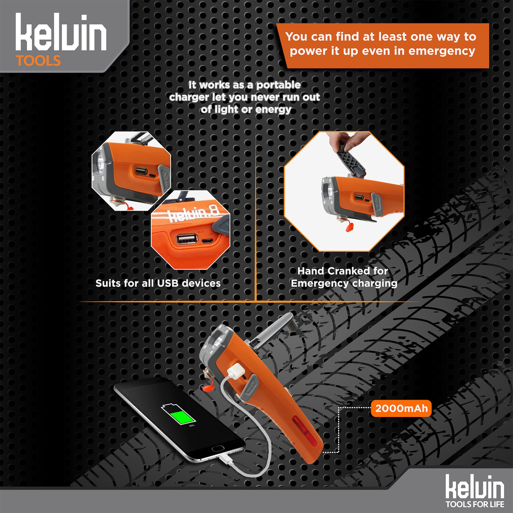 Kelvin 8 - Outil multifonction d'urgence