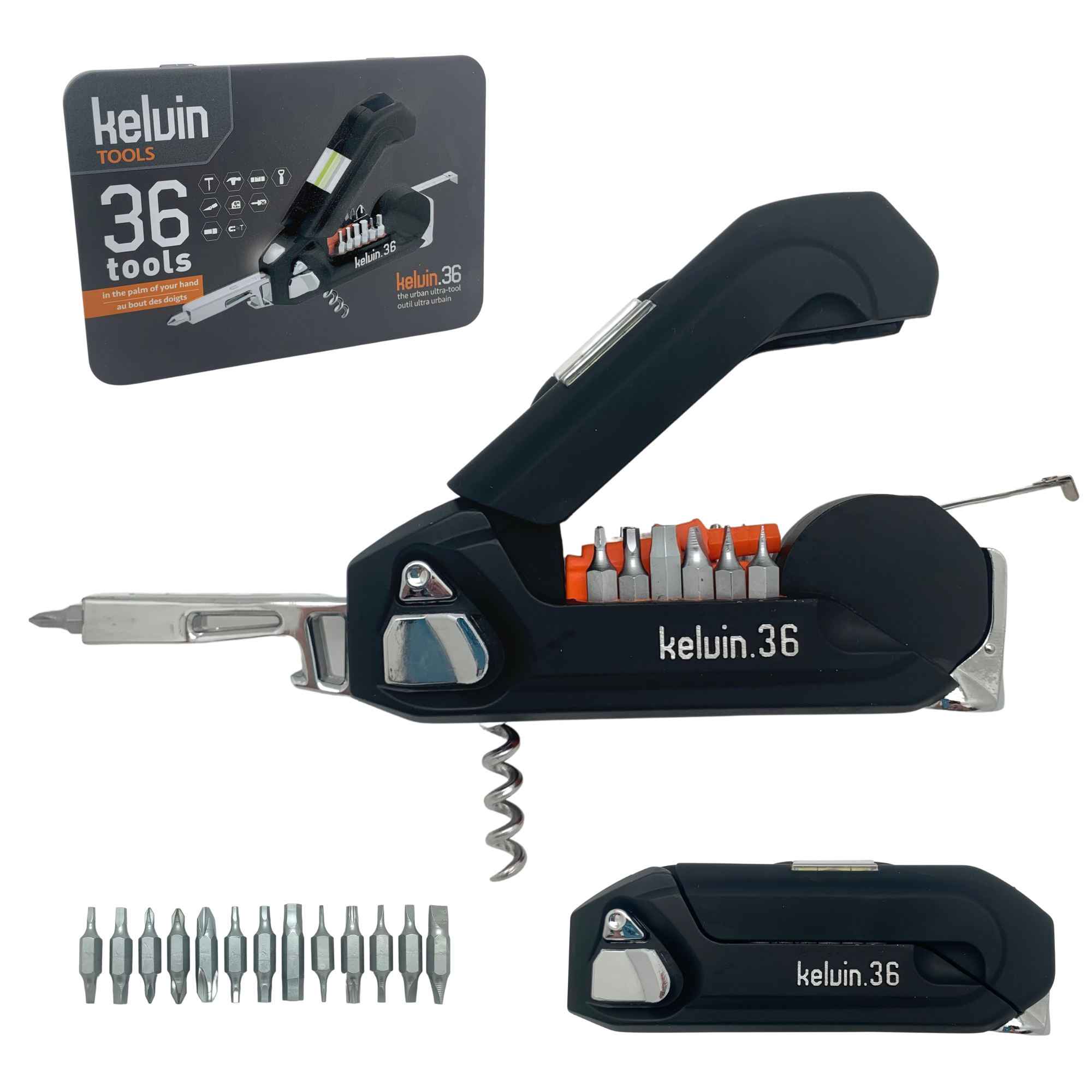 Kelvin 36 - The Ultimate Urban Multitool - Black