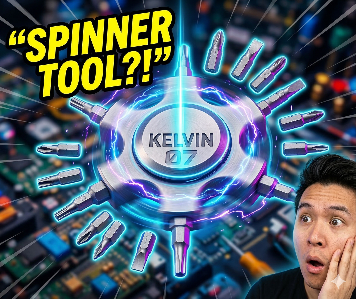 Spin to Win: Meet the Kelvin 07 Spinner & Pocket Screwdriver