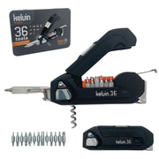 Kelvin 36 multitool with its bits laid out